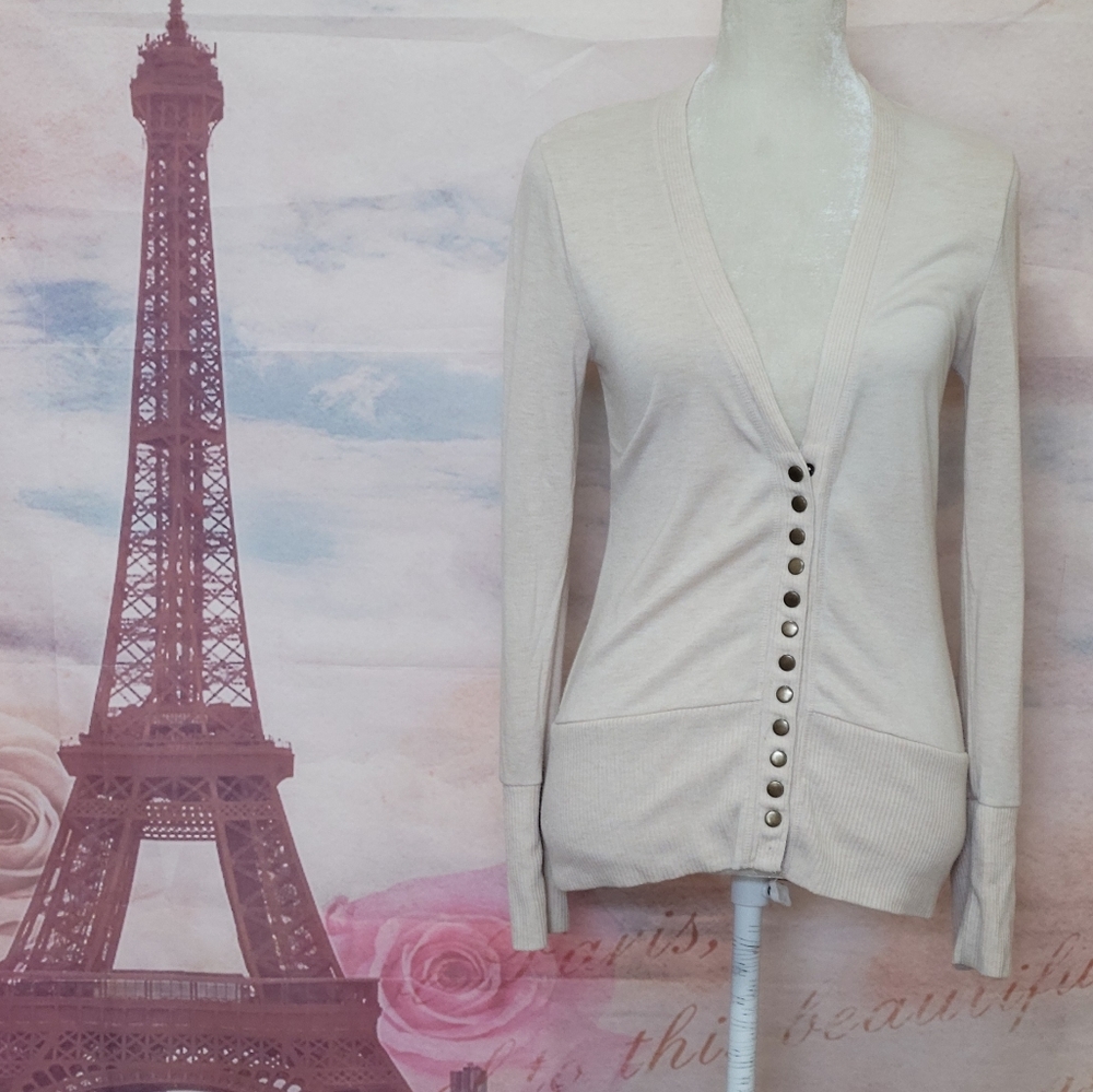 Zenana snap button sweater